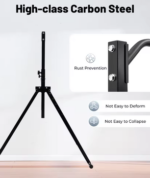 Driehoekig Optrekstation – Verstelbare Pull-Up Bar van Koolstofstaal voor Thuisfitness