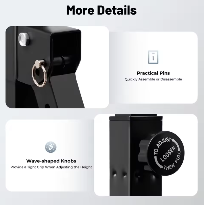 Driehoekig Optrekstation – Verstelbare Pull-Up Bar van Koolstofstaal voor Thuisfitness