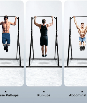 Driehoekig Optrekstation – Verstelbare Pull-Up Bar van Koolstofstaal voor Thuisfitness