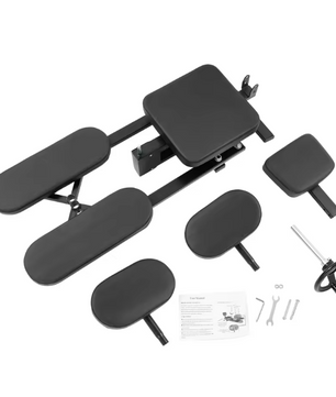 Beenstretcher 0–210° – Verstelbare Split Machine met Zitkussen en Rugleuning