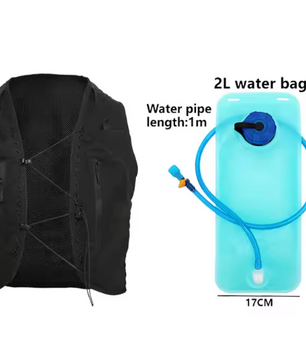 Hydratatie Hardloopvest met Grote Capaciteit – Lichtgewicht Trail Running Rugzak met Opbergvakken