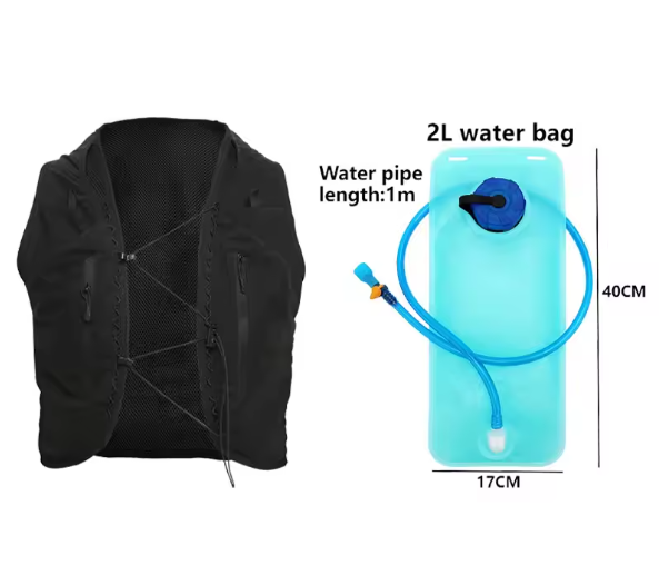 Hydratatie Hardloopvest met Grote Capaciteit – Lichtgewicht Trail Running Rugzak met Opbergvakken