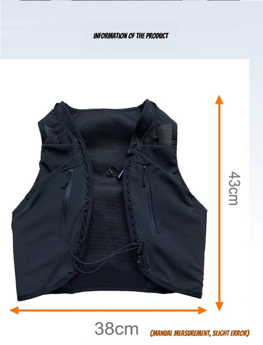 Hydratatie Hardloopvest met Grote Capaciteit – Lichtgewicht Trail Running Rugzak met Opbergvakken