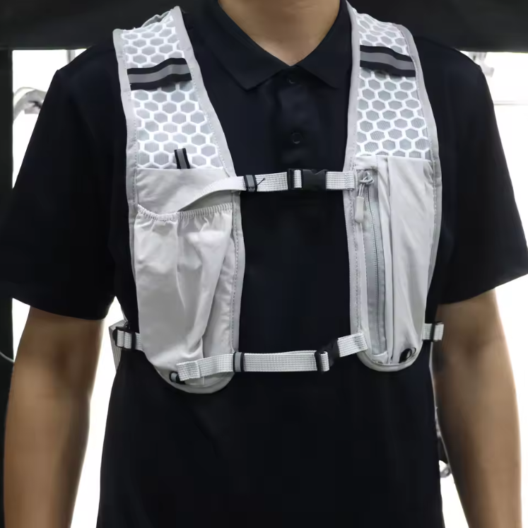 Hardloopvest met Telefoonhouder en Waterflesvak – Lichtgewicht Reflecterend Sportvest voor Outdoor