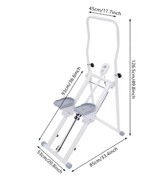 Opvouwbare Trapstepper – Verstelbare Cardio Stepper met LCD Display voor Thuisfitness