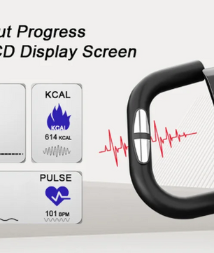 Opvouwbare Hometrainer – 8 Weerstanden met LCD Display en Hartslagsensoren
