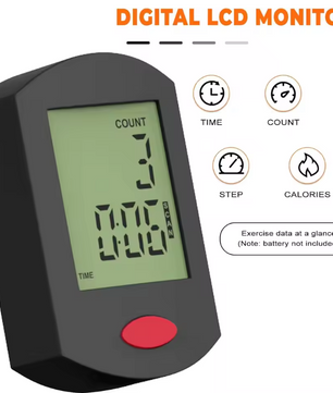 Squat Machine – Opvouwbare Fitness Trainer met Weerstandsbanden en LCD Display