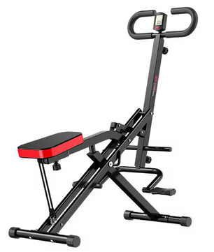 Squat Machine – Opvouwbare Fitness Trainer met Weerstandsbanden en LCD Display