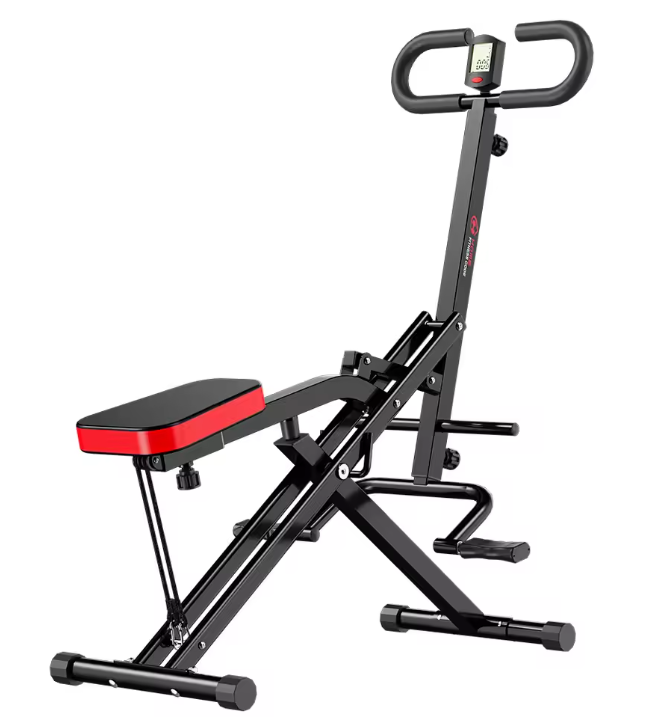 Squat Machine – Opvouwbare Fitness Trainer met Weerstandsbanden en LCD Display