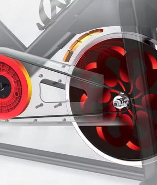 Spinningfiets Indoor – Hometrainer met 6KG Vliegwiel, Magnetische Weerstand en Hartslagmeter