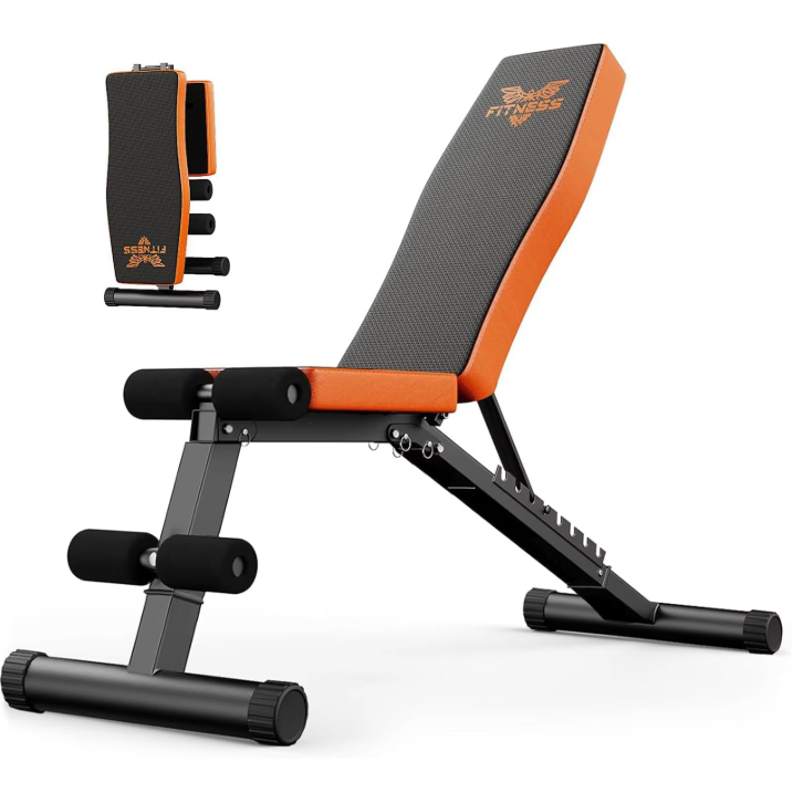 Opvouwbare Halterbank – Verstelbare Trainingsbank voor Full Body Workout tot 300 kg