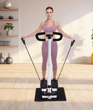 Fitness Stepper met Weerstandsbanden – Up-Down Swing Stepper met LCD Monitor