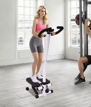 Fitness Stepper met Weerstandsbanden – Up-Down Swing Stepper met LCD Monitor