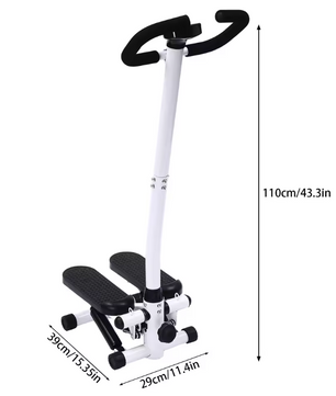 Fitness Stepper met Weerstandsbanden – Up-Down Swing Stepper met LCD Monitor