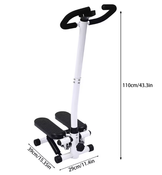 Fitness Stepper met Weerstandsbanden – Up-Down Swing Stepper met LCD Monitor