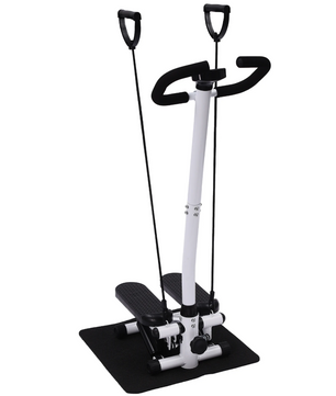 Fitness Stepper met Weerstandsbanden – Up-Down Swing Stepper met LCD Monitor