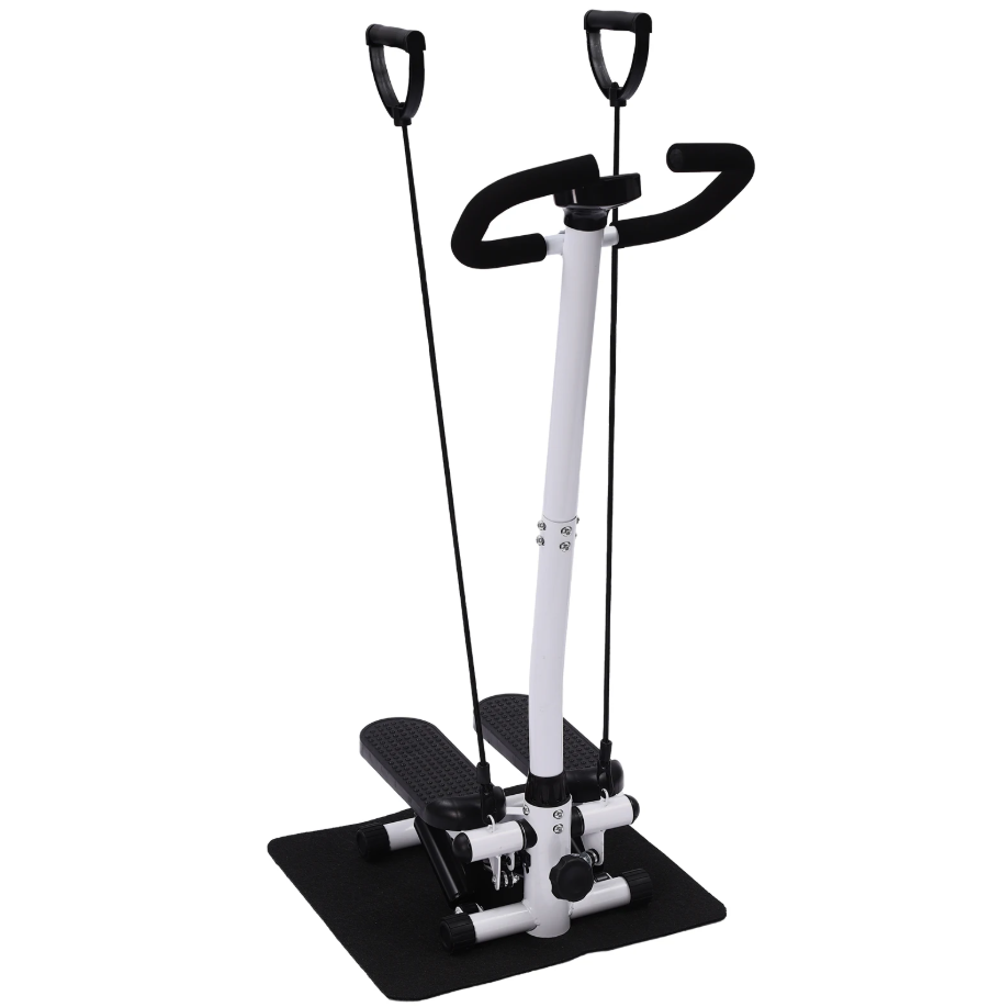 Fitness Stepper met Weerstandsbanden – Up-Down Swing Stepper met LCD Monitor