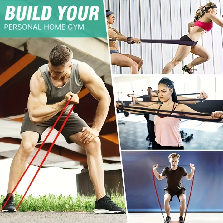 Weerstandsbanden Set – Pull-Up Assist Bands voor Krachttraining en Thuisfitness