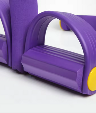 Weerstandsband Trainer met Pedalen – 4 Elastische Trekkoorden voor Full Body Workout