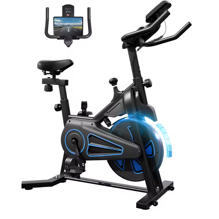 Spinningfiets Hometrainer met 6KG Vliegwiel – Stille Magnetische Weerstand en LCD Display
