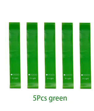 Weerstandsbanden Set – 5 Niveaus Elastische Fitness Lussen voor Krachttraining