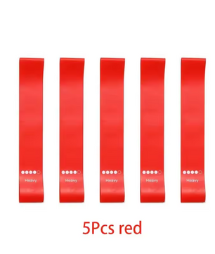 Weerstandsbanden Set – 5 Niveaus Elastische Fitness Lussen voor Krachttraining
