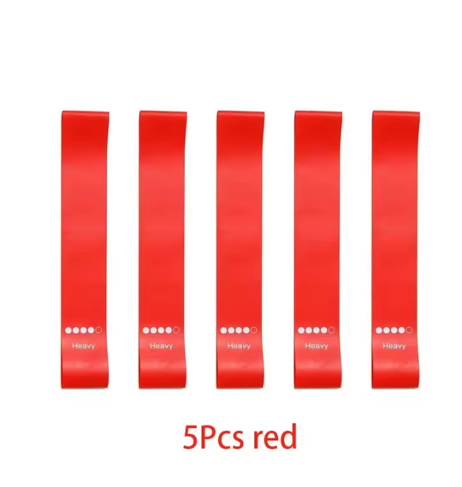 Weerstandsbanden Set – 5 Niveaus Elastische Fitness Lussen voor Krachttraining