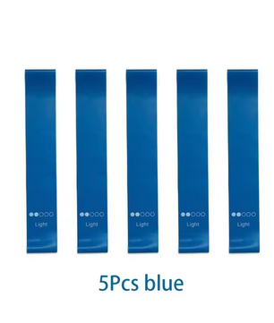 Weerstandsbanden Set – 5 Niveaus Elastische Fitness Lussen voor Krachttraining