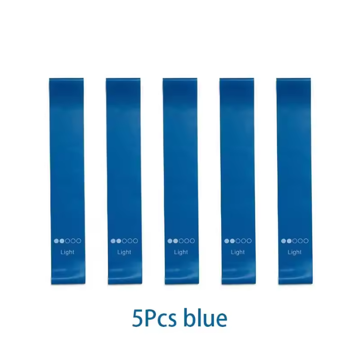 Weerstandsbanden Set – 5 Niveaus Elastische Fitness Lussen voor Krachttraining