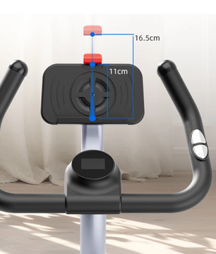 Spinningfiets met Bluetooth en Hartslagmeter – Stille Hometrainer met Magnetische Weerstand