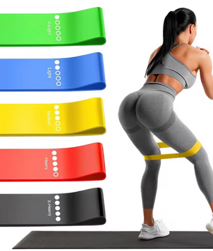 Weerstandsbanden Set – 5 Niveaus Elastische Fitness Lussen voor Krachttraining