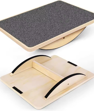 Houten Balansbord – Antislip Evenwichtsbord voor Core Training en Stabiliteit