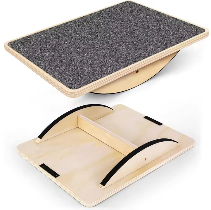 Houten Balansbord – Antislip Evenwichtsbord voor Core Training en Stabiliteit