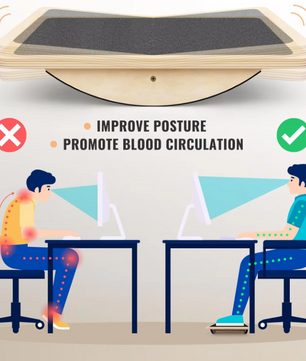 Houten Balansbord – Antislip Evenwichtsbord voor Core Training en Stabiliteit