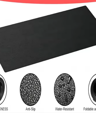 Fitness Mat voor Apparatuur – Antislip Beschermmat voor Hometrainer en Loopband