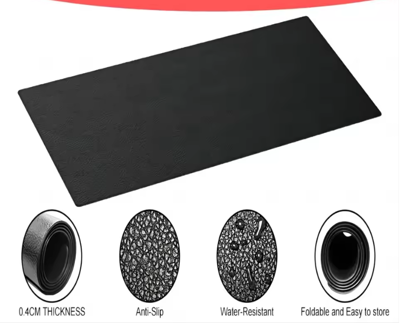 Fitness Mat voor Apparatuur – Antislip Beschermmat voor Hometrainer en Loopband