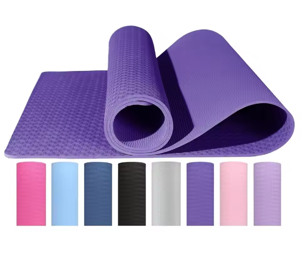 Yoga Mat TPE Antislip – 183×61 cm Fitness Mat met Draagriem en Extra Demping