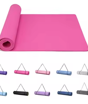 Yoga Mat TPE Antislip – 183×61 cm Fitness Mat met Draagriem en Extra Demping