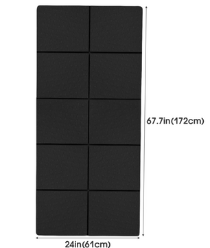 Opvouwbare Yoga Mat TPE – Draagbare Antislip Fitness Mat voor Thuis en Reizen