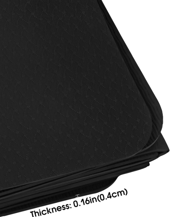 Opvouwbare Yoga Mat TPE – Draagbare Antislip Fitness Mat voor Thuis en Reizen