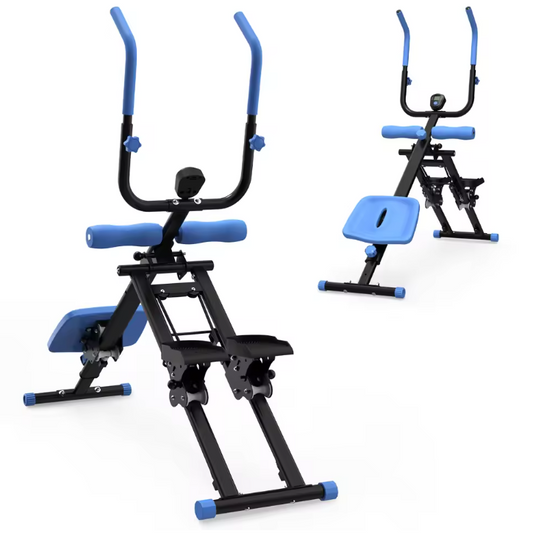 2-in-1 Trapstepper en Buiktrainer – Opvouwbaar Fitnessapparaat voor Volledige Lichaamstraining