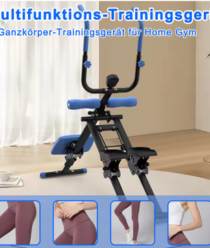 2-in-1 Trapstepper en Buiktrainer – Opvouwbaar Fitnessapparaat voor Volledige Lichaamstraining
