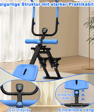 2-in-1 Trapstepper en Buiktrainer – Opvouwbaar Fitnessapparaat voor Volledige Lichaamstraining
