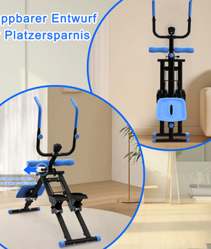 2-in-1 Trapstepper en Buiktrainer – Opvouwbaar Fitnessapparaat voor Volledige Lichaamstraining