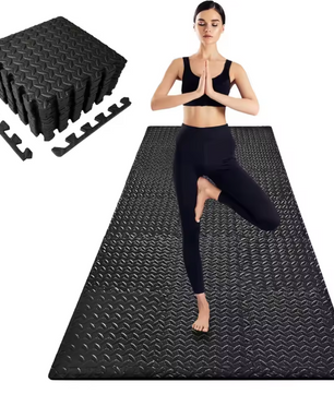 Set van 8 Puzzel Fitness Matten – 2,5 cm Dikke Antislip Vloertegels voor Gym en Bescherming