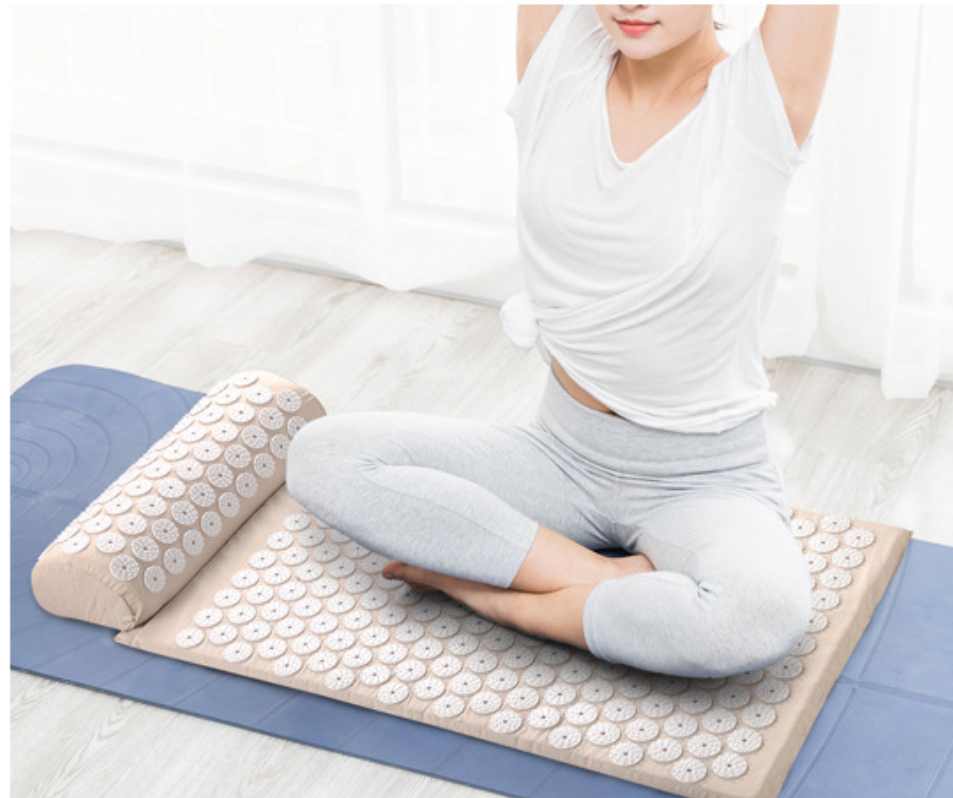 Acupressuur Mat met Kussen – Spijkermat voor Ontspanning en Spiermassage