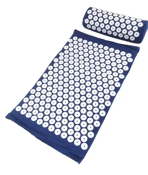 Acupressuur Mat met Kussen – Spijkermat voor Rug, Nek en Ontspanning