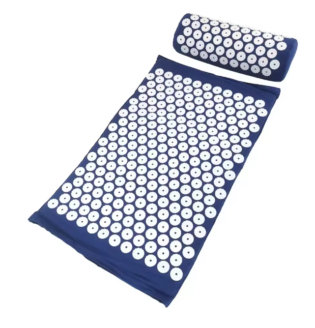 Acupressuur Mat met Kussen – Spijkermat voor Rug, Nek en Ontspanning