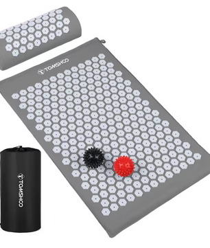 Acupressuur Mat Set met Kussen en Massageballen – Spijkermat voor Ontspanning en Spierherstel