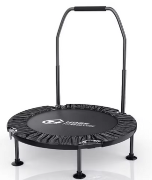 Opvouwbare Fitness Trampoline met Handgreep – Mini Rebounder voor Indoor Training